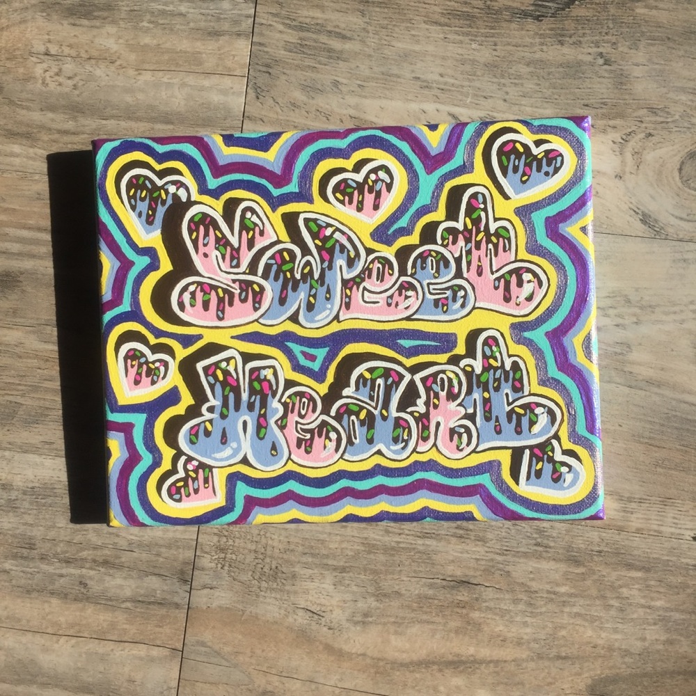 [ Original Painting ] ”Sweetheart” graffiti - Picture 2 of 16